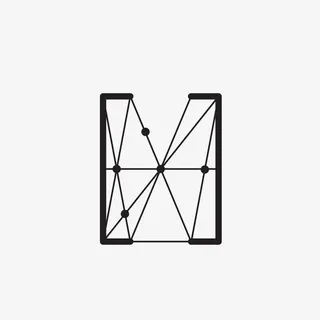 抽象科技几何字母M的免抠素材免抠 抽象科技几何字母M的免抠素材免抠