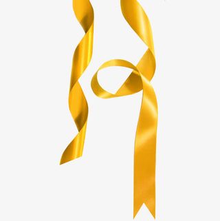 产品实物金色彩条免抠