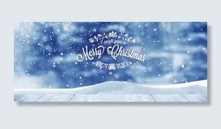 圣诞艺术字简约背景素材高清