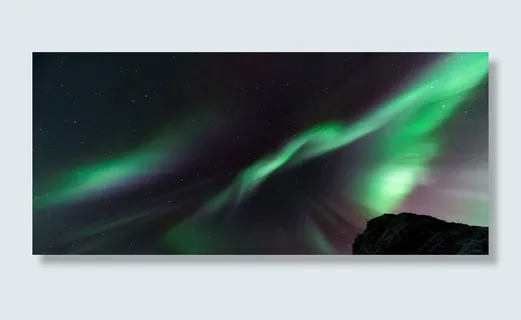 极光简约自然现象炫彩渐变背景高清