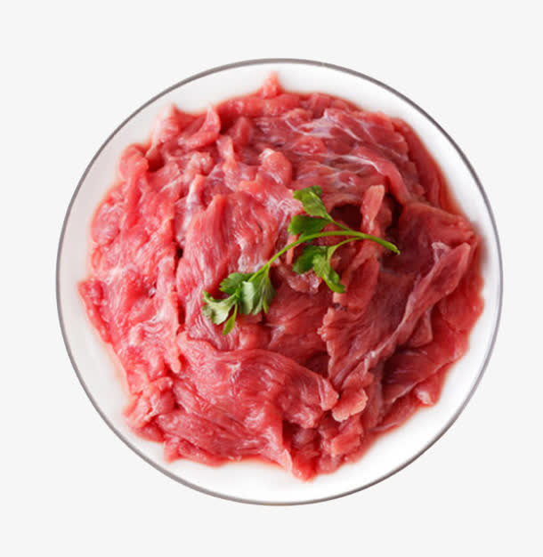 新鲜牛肉片免抠