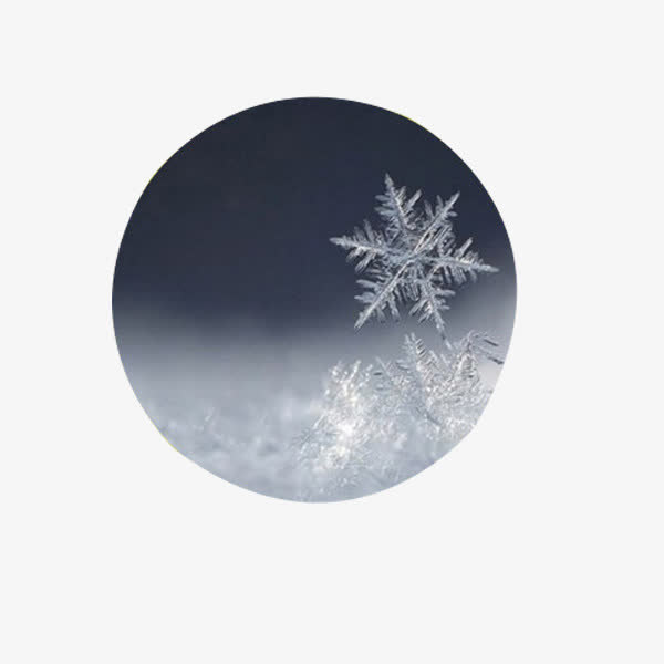 雪花片素材免抠