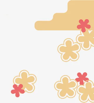 桃花云纹国风古风免抠