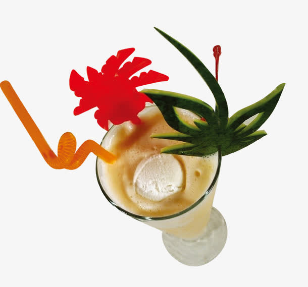 水杯冰沙免抠