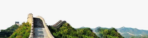 气势的万里长城免抠