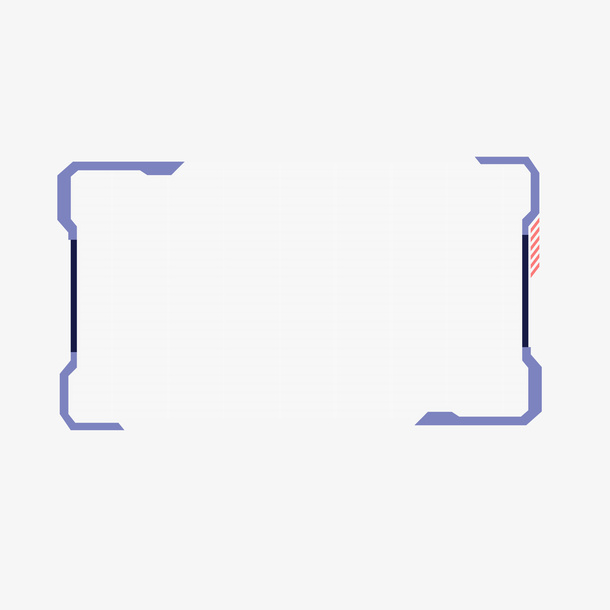 科技风，线框，科技感，括号免抠
