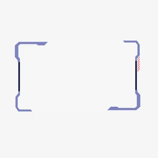科技风，线框，科技感，括号免抠
