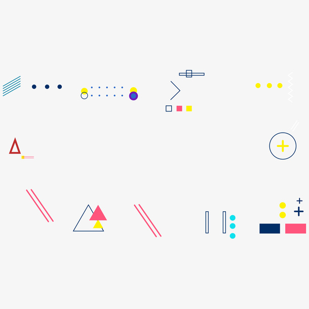 双11电商促销漂浮边框粉色系免抠