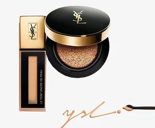 圣罗兰气垫遮瑕粉底液宣传插图免抠