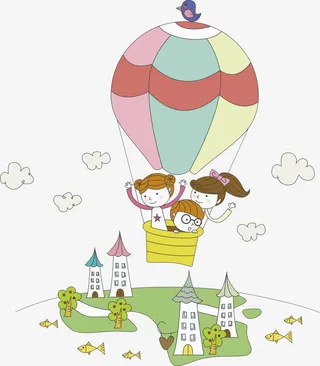 热气楼房球免抠