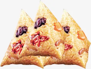 浓情端午粽子拨开皮的粽子免抠