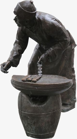 做糖荸荠人雕塑免抠