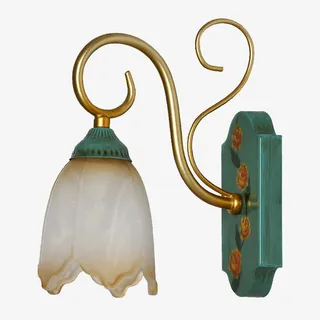 灯饰欧式田园壁灯免抠