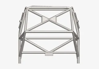 3D桁架立体图免抠