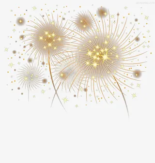 灿烂烟花免抠