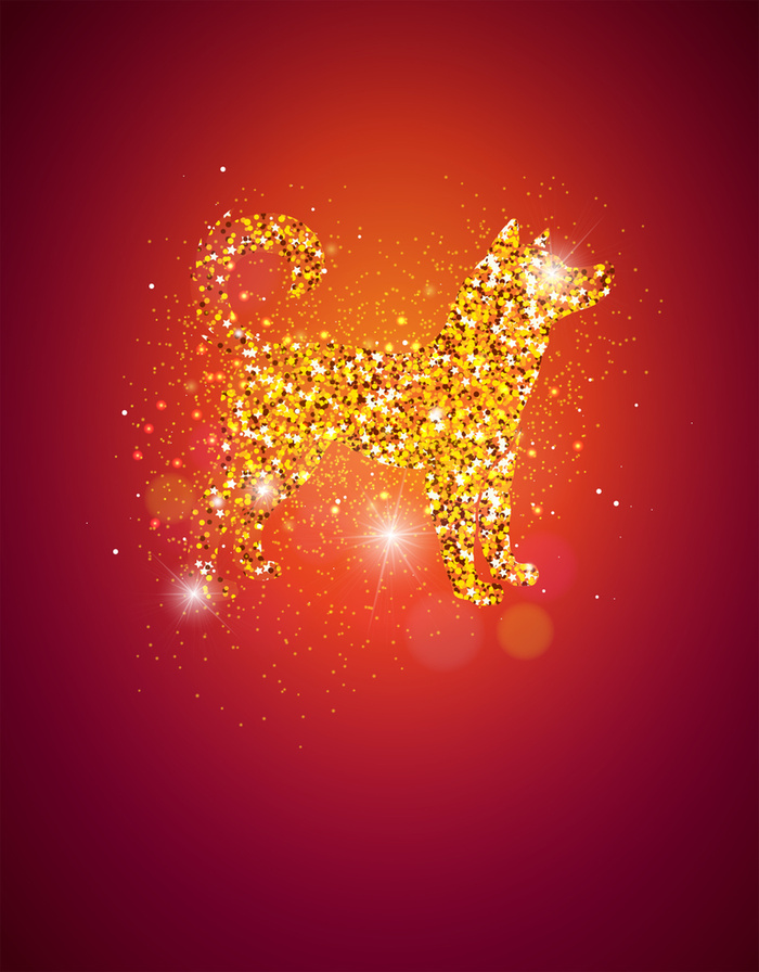 狗年矢量海报高清