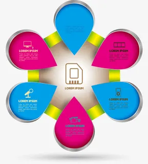 花瓣形图标免抠