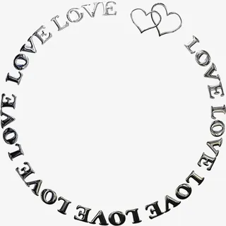 爱情艺术字装饰免抠