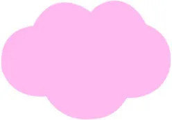 淡紫色云朵免抠