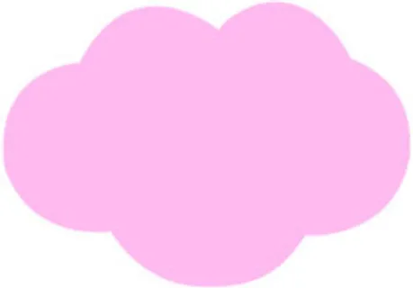 淡紫色云朵免抠