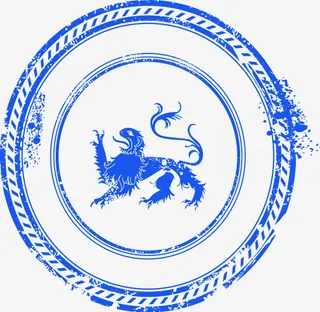 复古旅行标签免抠