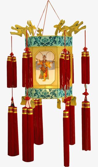 古典风格的走马灯免抠