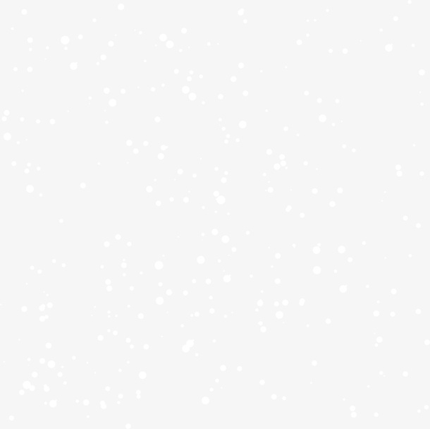 小清新白色雪子免抠