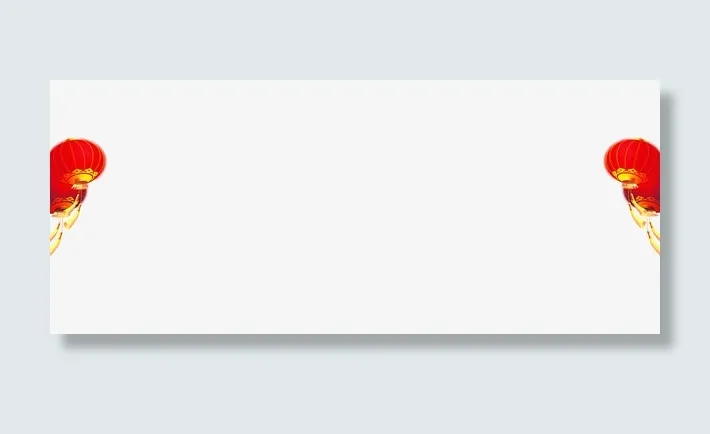 大红色中国风灯笼免抠