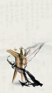 中国风酒杯文化H5背景高清