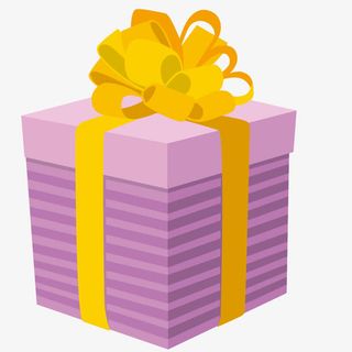 卡通文艺精美礼盒设计包装设计免抠