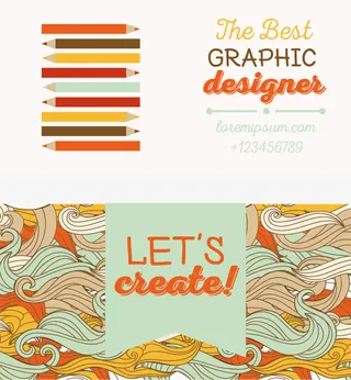 创意卡片请柬设计素材免抠