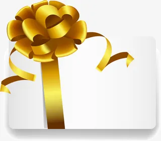 圣诞节白色贺卡免抠