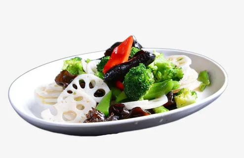 白藕健康美味清炒时蔬免抠