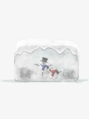 大冰块里面的雪人免抠