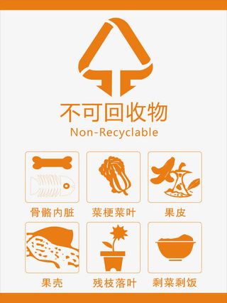 有害垃圾免抠标签元素