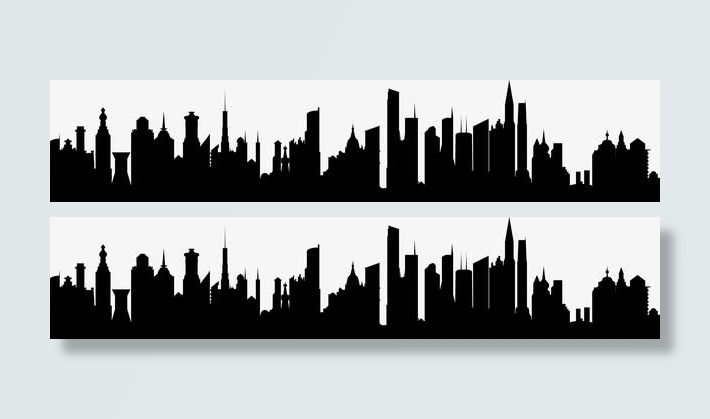 城市建筑轮廓免抠