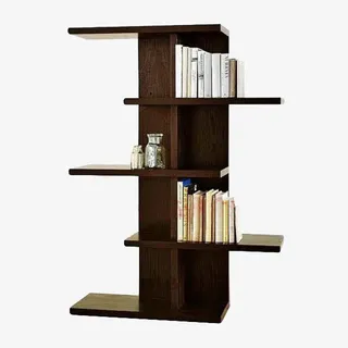 木质双面书柜素材免抠