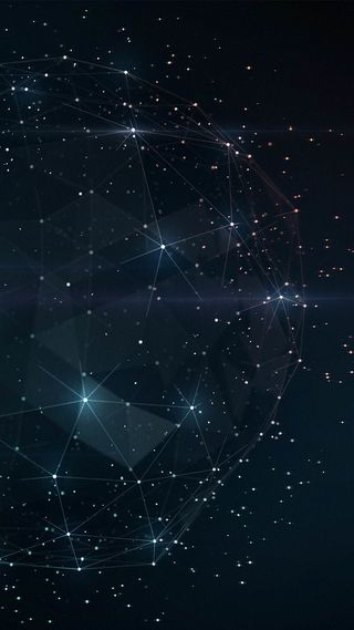 黑色科技光点H5背景高清