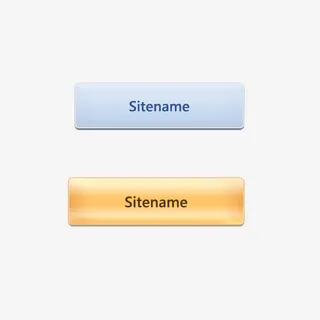 两个网页按钮免抠标签元素