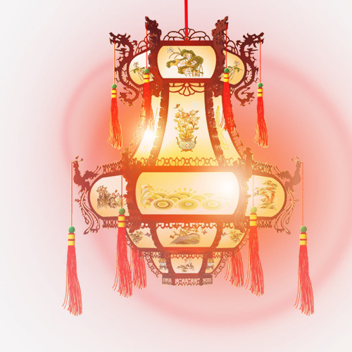 中秋花灯元素免抠
