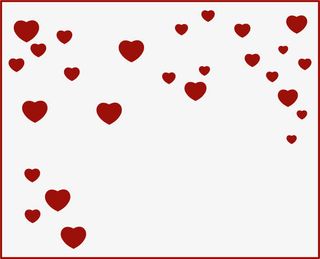 红色情人节爱心背景