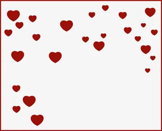 红色情人节爱心背景