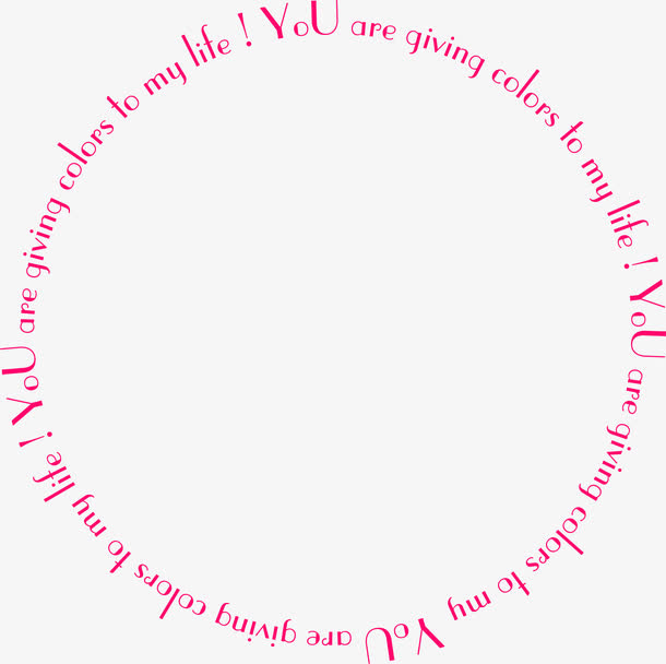 YoU are qiving colors to my li免抠