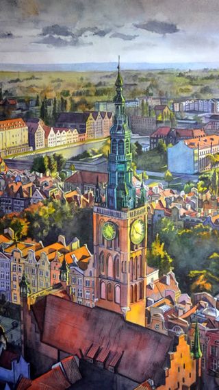 画笔下的世界景观景致免抠