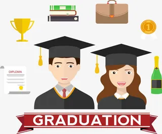 毕业典礼现场免抠