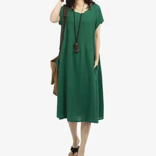 中国风棉麻女装免抠