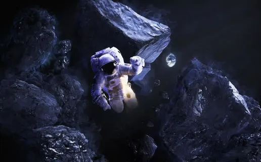 宇航员月球高清桌面免抠