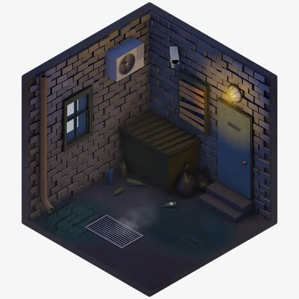 高清的小黑屋图片免抠