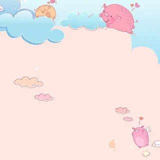 可爱卡通背景图高清