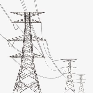 两个仰角电网塔免抠